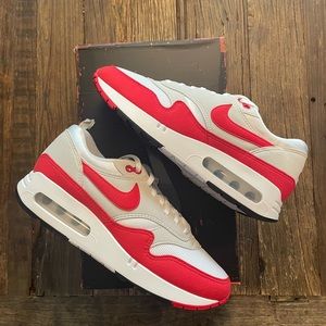 ‼️SOLD‼️Air Max 1 '86 OG 'Big Bubble' Sneakers White / University Red